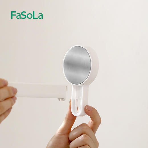 FaSoLa浴室纸巾挂架免打孔壁挂式卷纸架收纳置物架毛巾架 商品图11