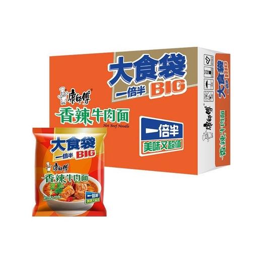康师傅香辣牛肉面大食袋144g*24袋 商品图0
