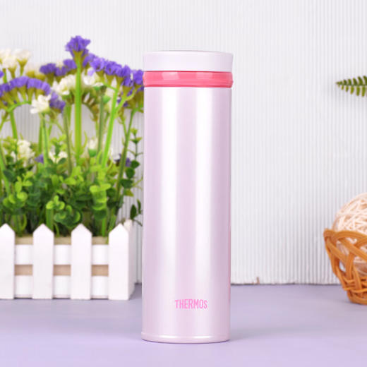 膳魔师（THERMOS） 保温杯男女士商务水杯便携500mL车载杯进口经典款快开JNO 501-LV 浅紫色 商品图0