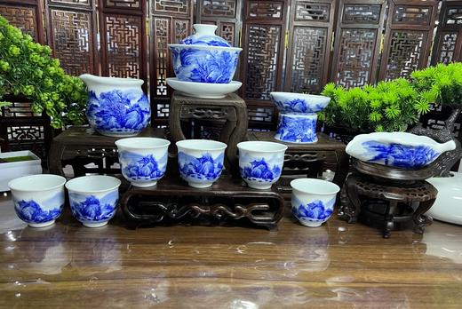 全胜：青花山水茶具套组 商品图2