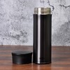 膳魔师（THERMOS）保温杯水杯泡茶杯男女杯子不锈钢商务办公杯团购印字刻字TCMA-400 黑色-550ml 商品缩略图1