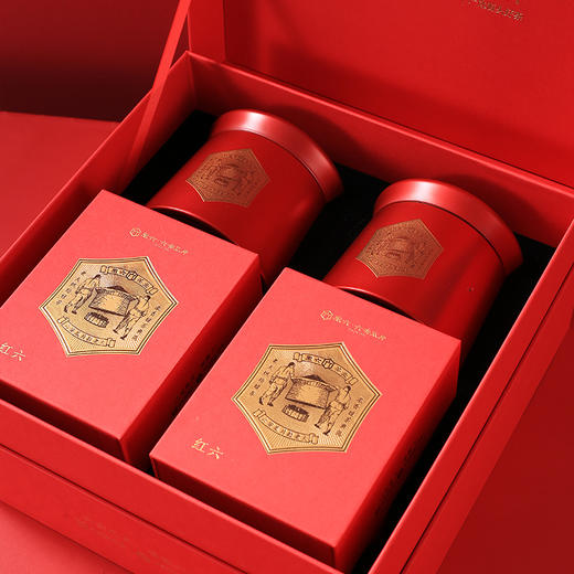 徽六丨六安瓜片  绿茶 一级 280g  红六礼盒 商品图1