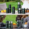 膳魔师（THERMOS） 保温瓶大容量不锈钢真空户外旅行商务便携车载水瓶TSK2-1200S 云杉绿 1.2L 商品缩略图5