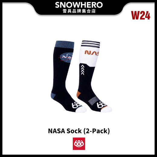 2324 686 男款雪袜 MNS NASA SOCK 2-PACK 商品图0