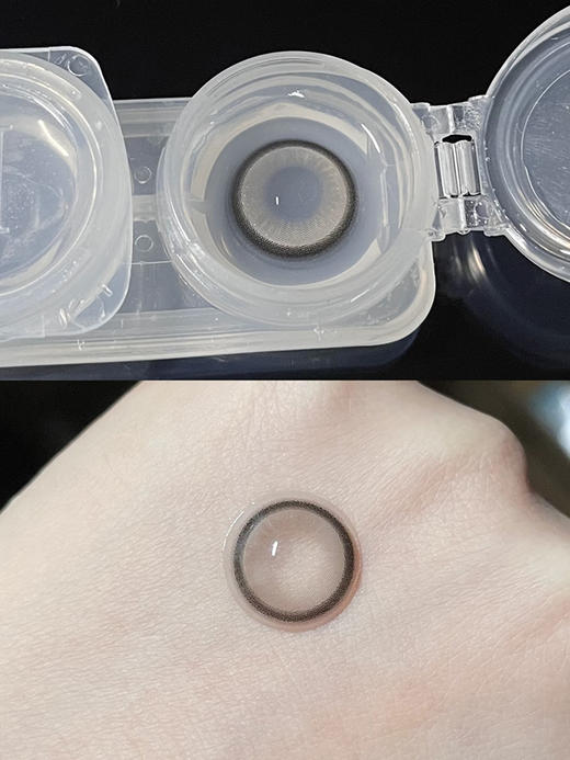 PUFF GIRL 神秘黑猫 日抛 十片 14.2mm 参考着色13.5mm 基弧8.5 含水50% 新锐国货 商品图4