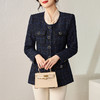名媛轻奢，气质亮丝粗花呢收腰显瘦小香外套WLZD-2326512 商品缩略图0