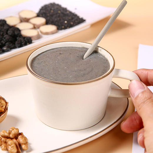 【以黑养黑】黑芝麻核桃山药桑葚粉  营养代餐早餐 五黑粉500克/罐 商品图2