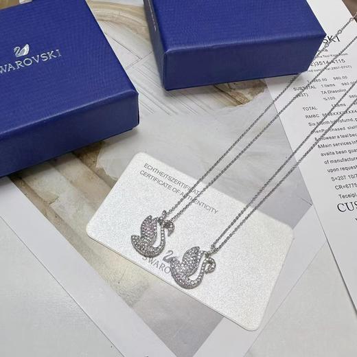 【施华洛世奇天鹅项链银色】ICONIC SWAN 施华洛世奇天鹅项链，IconicSwan 系列的天鹅项链 商品图2