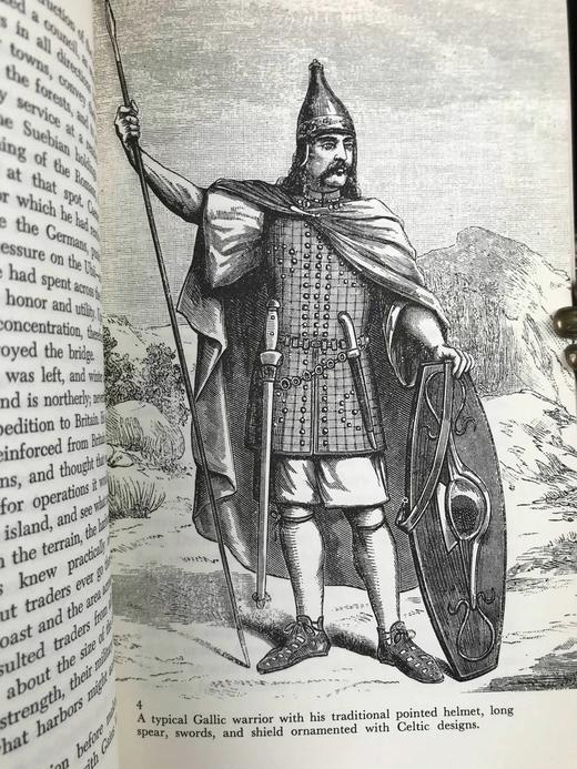 恺撒大帝《高卢战记与其他作品》 30幅插图 苍鹭出版社（HeronBooks）复古仿皮精装本 商品图8