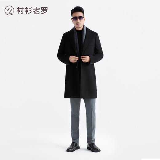 【大师系列】100%美丽诺绵羊毛呢子大衣239T0C501M 商品图3