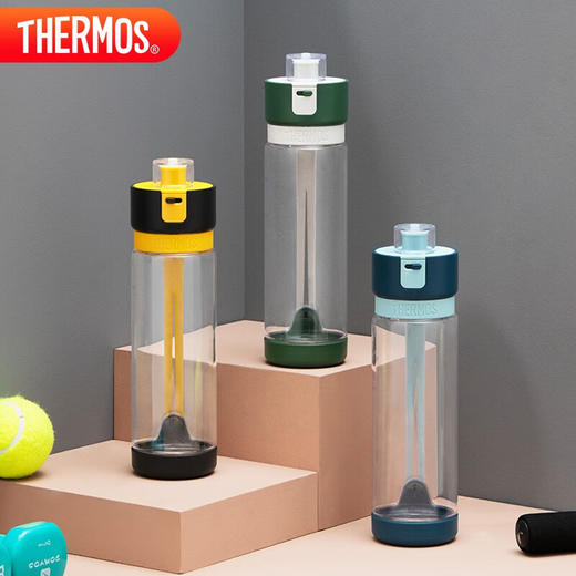 膳魔师（THERMOS）塑料杯水杯660毫升男女士Tritan时尚随行杯子 TSK2-660 AGR 商品图3