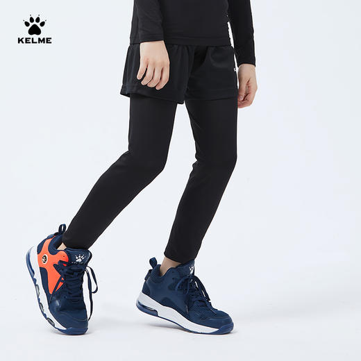 KIDS卡尔美新款儿童厚款紧身保暖长裤 商品图4