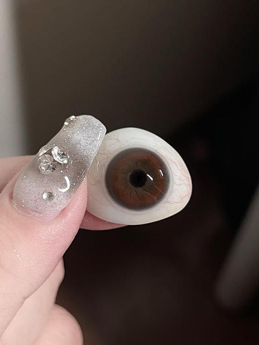 PUFF GIRL 脸红兔兔 日抛 十片 14.2mm 参考着色13.6mm 基弧8.5 含水50% 新锐国货 商品图5