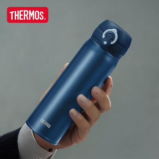 膳魔师（THERMOS）保温杯钛杯超轻便携商务办公杯咖啡杯水杯子 TCTG-500 GY太空灰 商品图2
