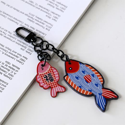 前程似锦(鱼)°竹雕钥匙扣挂件系列 商品图1