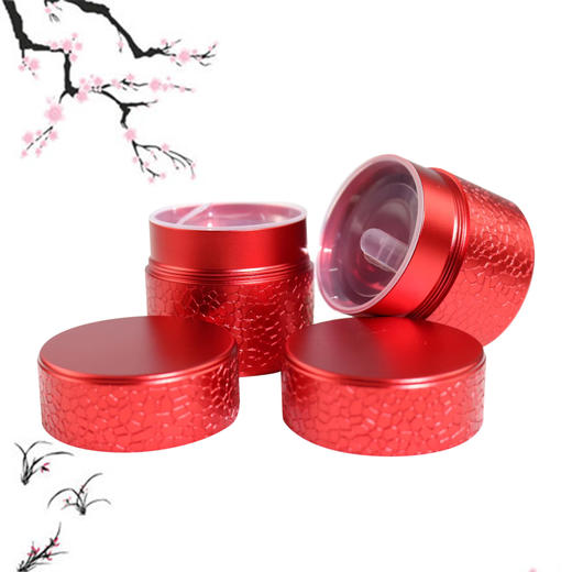 皮纹合金罐【红】10元1个.购满50个包邮 商品图2