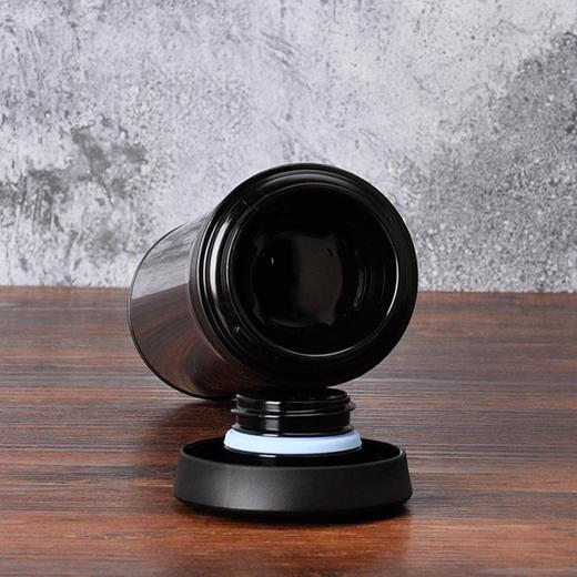 膳魔师（THERMOS）保温杯水杯泡茶杯男女杯子不锈钢商务办公杯团购印字刻字TCMA-400 黑色-550ml 商品图3