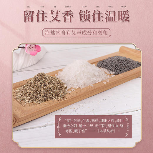 海盐电热护肩取暖 粗盐肩颈热敷包 家用艾草盐袋子加热 商品图2