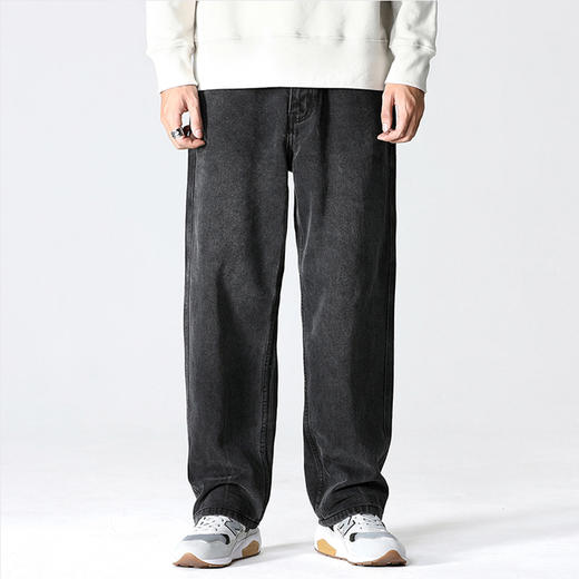 裁缝学苑MX27美式复古牛仔裤纸样男款直筒阔腿裤子裁剪图纸 商品图2