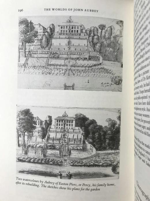 约翰·奥布雷《英国名人小传》节选（1996） 数十幅插图 精装16开带书匣 商品图8