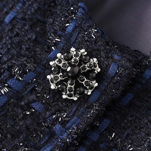 名媛轻奢，气质亮丝粗花呢收腰显瘦小香外套WLZD-2326512 商品图2