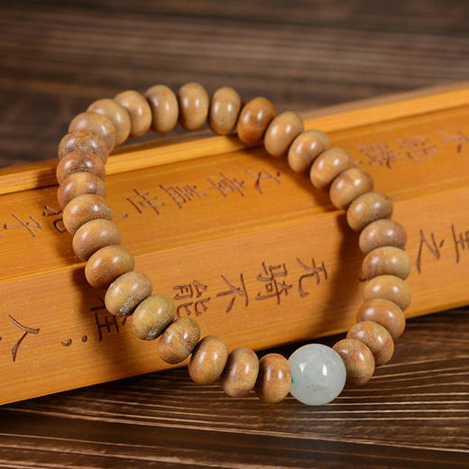 沉香木红檀黄金檀多圈手串6/8mm菩提根单圈，鸡翅木8mm多圈 越南沉香木 多宝珠 鸡翅木 绿檀 红檀 菩提木多圈手串木质饰品文玩【新疆西藏海南不发】 商品图6