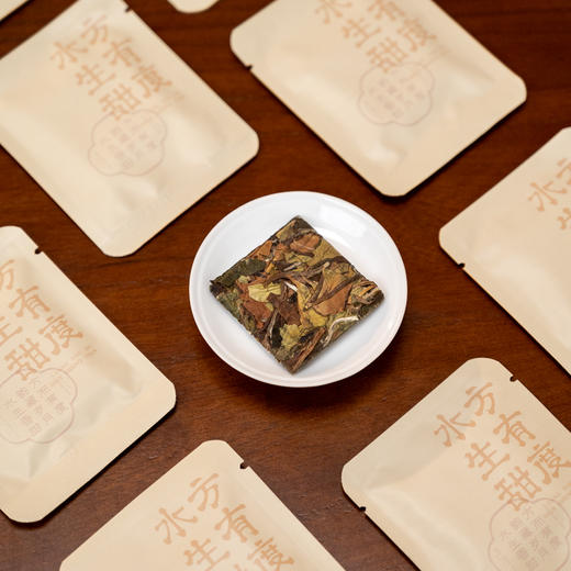 福鼎白茶春寿眉饼干茶2021年春寿眉紧压饼干茶50g*2盒 商品图2