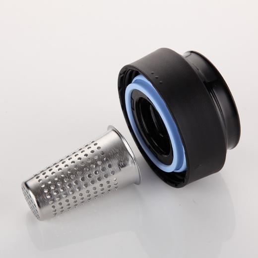 膳魔师（THERMOS） 保温杯男女不锈钢商务办公滤网泡茶水杯子TCMK-500 黑色 商品图4