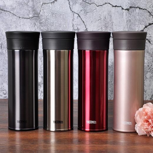 膳魔师（THERMOS）保温杯水杯泡茶杯男女杯子不锈钢商务办公杯团购印字刻字TCMA-400 黑色-550ml 商品图6