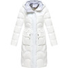 QYMAH-21A1083-L 2023年冬款长款修身时尚保暖羽绒服长袖连帽防寒洋气白鸭绒外套 商品缩略图4