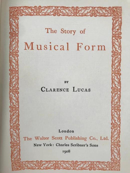 1908年 曲式结构的故事 9幅插图 漆布精装32开 商品图2