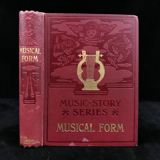 1908年 曲式结构的故事 9幅插图 漆布精装32开 商品图0