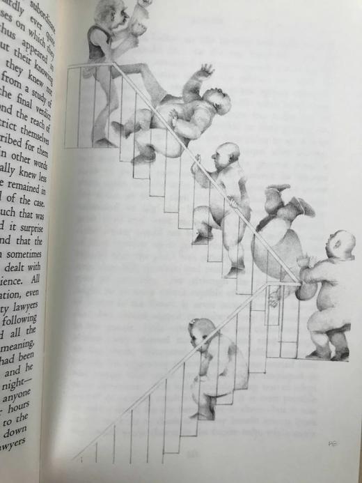 卡夫卡《审判》 22幅插图 苍鹭出版社（HeronBooks）复古仿皮精装本 商品图5