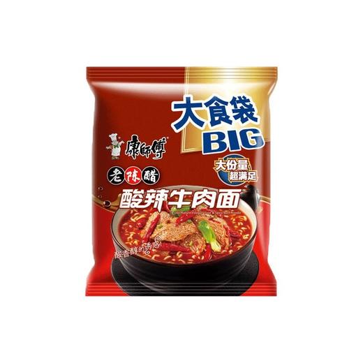 康师傅老陈醋酸辣牛肉面大食袋161g*24袋 商品图1