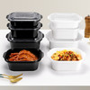 喇叭花一次性方形盒子小碗菜锁扣餐盒小份菜防盗扣加厚外卖打包盒 商品缩略图0