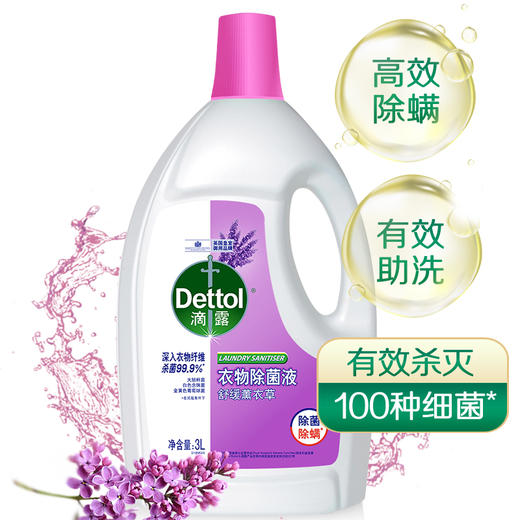 Dettol滴露薰衣草香衣物除菌液3升 商品图0