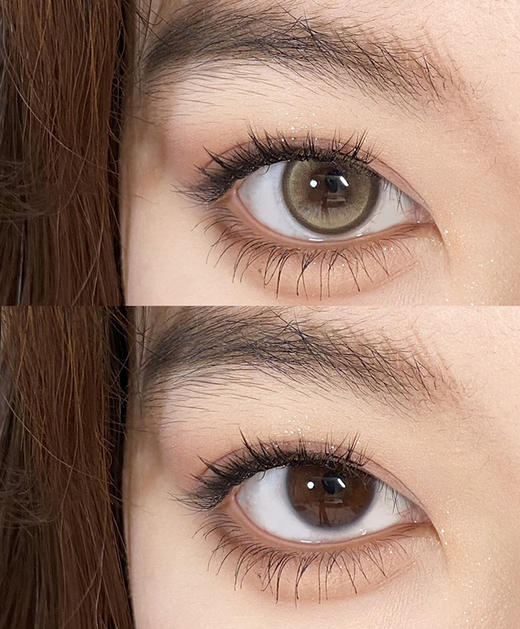 PUFF GIRL 纯真小鹿 日抛 十片 14.2mm 参考着色13.5mm 基弧8.5 含水50% 新锐国货 商品图2