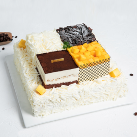 【镇店之宝】四重奏蛋糕，4种热销蛋糕口味，打败选择困难症，满足全家人不同口味（北京幸福西饼）