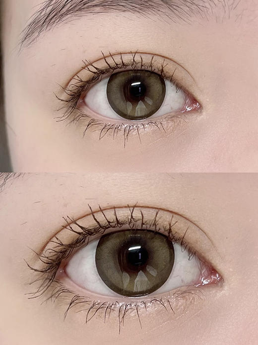 PUFF GIRL 小熊欧尼 日抛 十片 14.2mm 参考着色13.8mm 基弧8.5 含水50% 新锐国货 商品图2