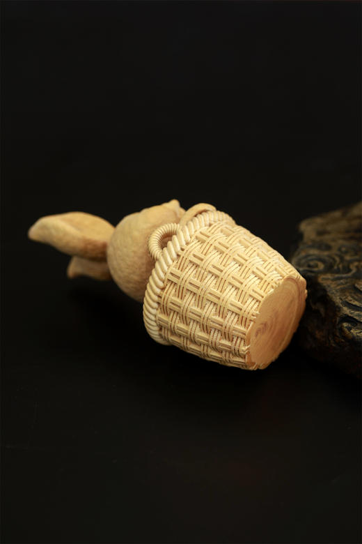 摇篮兔°大款&小款黄杨木小挂件/摆件 商品图7