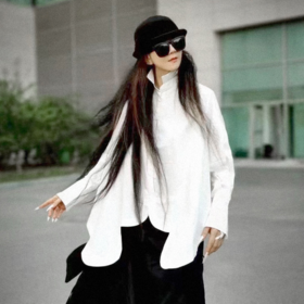 白云歌不规则上衣+烟志霞阔腿裤买家秀❤