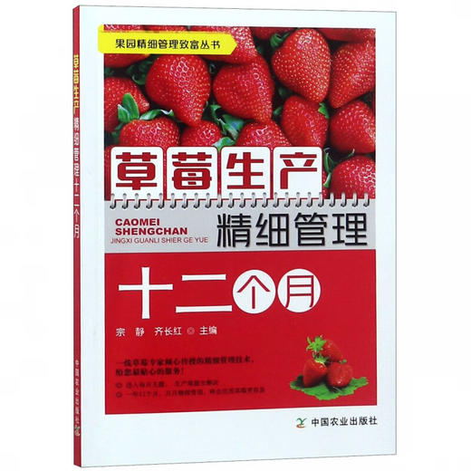 草莓生产精细管理十二个月【官方正版，可开发票，下单时留开票信息和电子邮箱】 商品图1