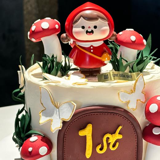 INS复古 森林女孩 · 奶油霜和翻糖蛋糕 商品图1