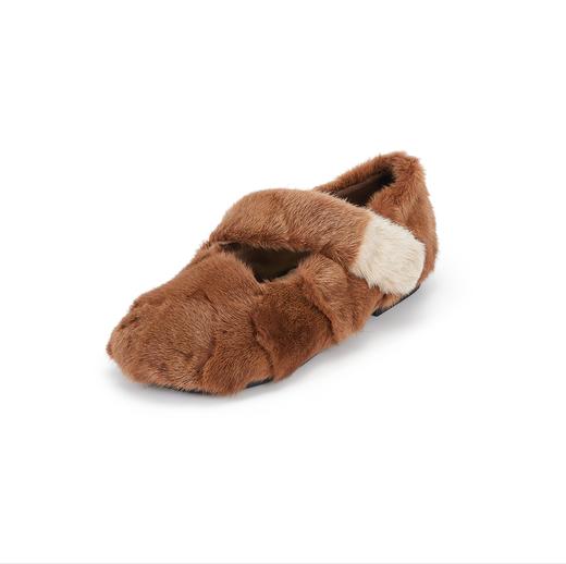 westory2023年冬季新款平底舒适保暖毛里单鞋S23DM83891 商品图1