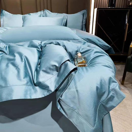 【春上新】10楼 安睡宝 全棉色织提花四件套-萝克希 吊牌价3399-3599元 活动价999-1099元 商品图3