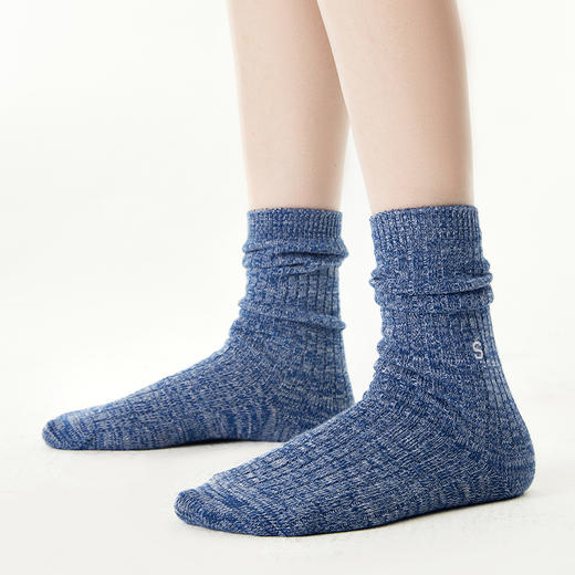 【代发】上森派系 字母纯色毛线中筒袜（下单后不接受退款，请谨慎下单！） 商品图3