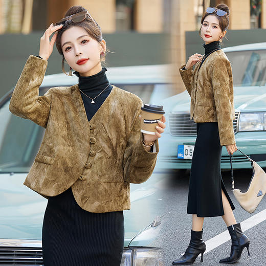 冬季新款，短款时尚简约大气白鸭绒羽绒服外套HRYZ9573 商品图1