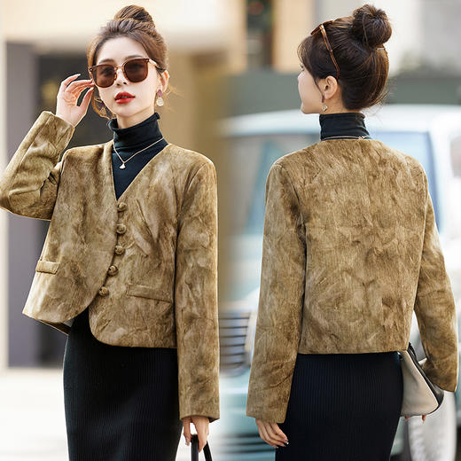 冬季新款，短款时尚简约大气白鸭绒羽绒服外套HRYZ9573 商品图0