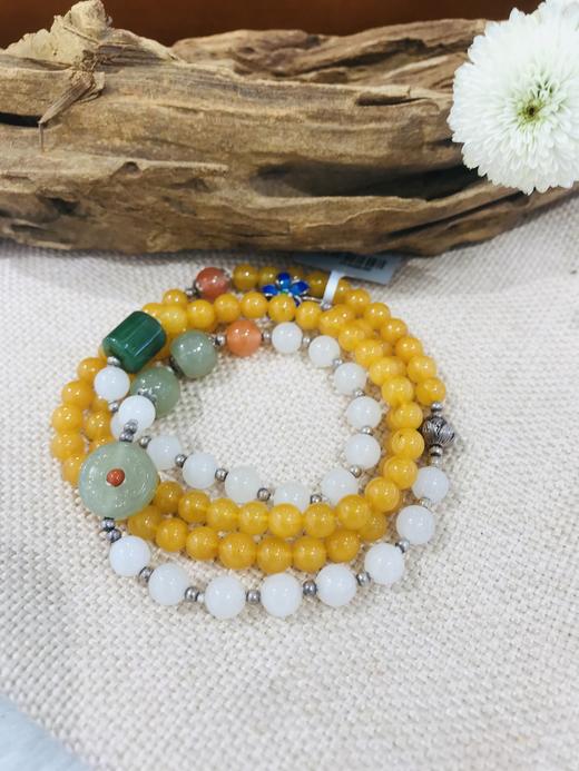 5F JADE 吉祥灵玉 蜜蜡和田玉长链 商品图0