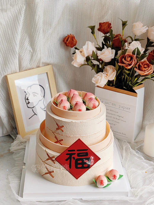 蒸寿桃蒸蒸日上 商品图0